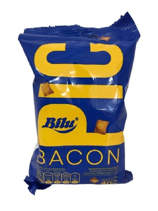 Biluzitos Premium Bacon 40Gr Bilu - Pacote