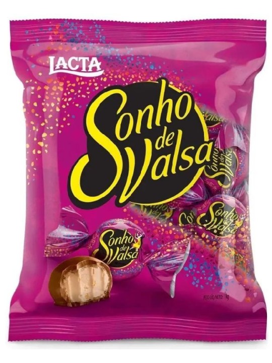 Bombom Sonho De Valsa 1,1Kg Lacta - Pacote