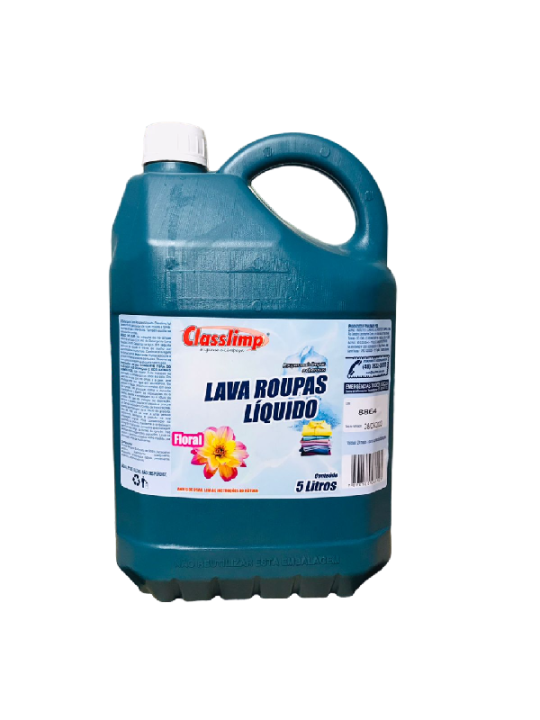 Lava Roupas Liquido Floral 5 Litros Classlimp - Unidade