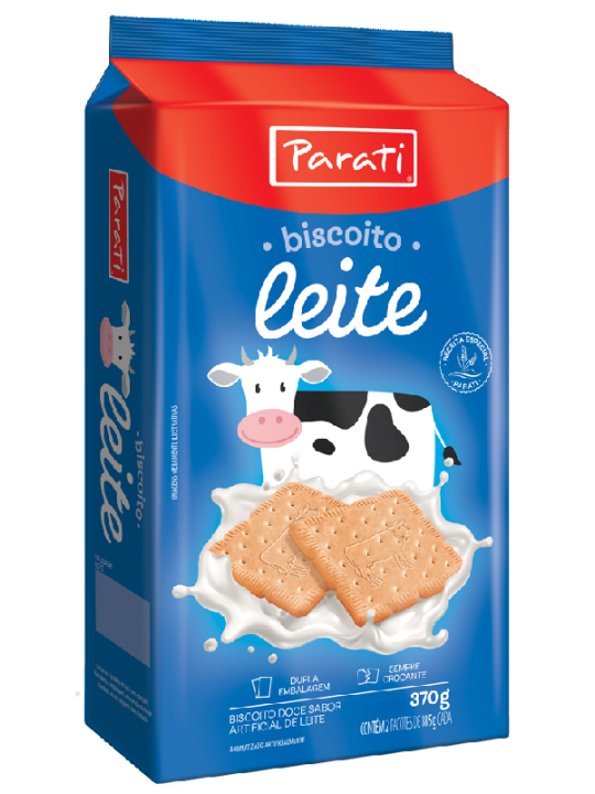 Biscoito Leite 370Gr Parati - Pacote