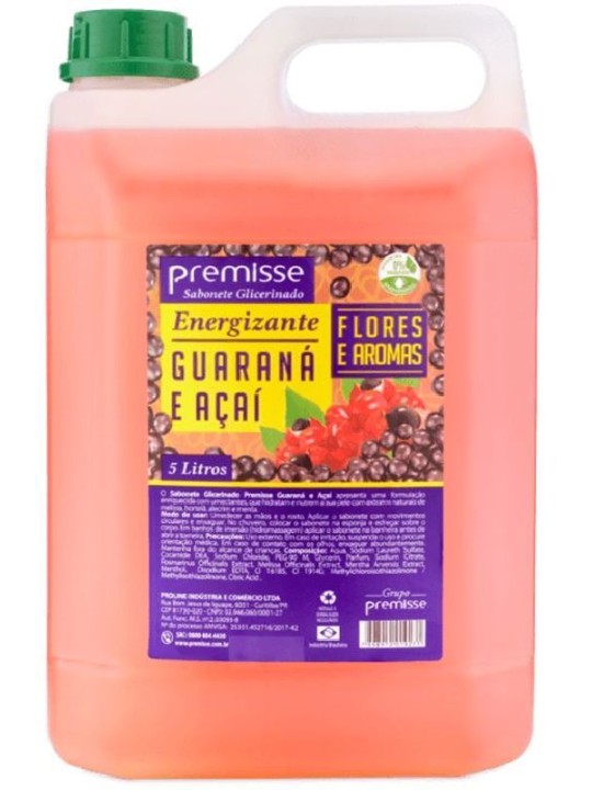 Sabonete Liquido Guarana E Açai 5Lt Premisse - Unidade