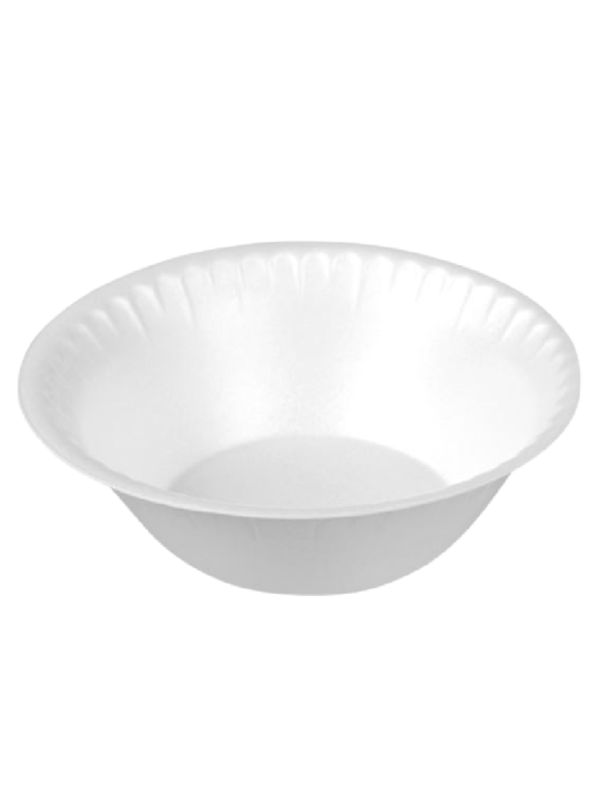 Pote Cumbuca Isopor 15Cm Fundo Br 15X4Cm Cmb-015 Copobras Term - Pacote C/20 Un