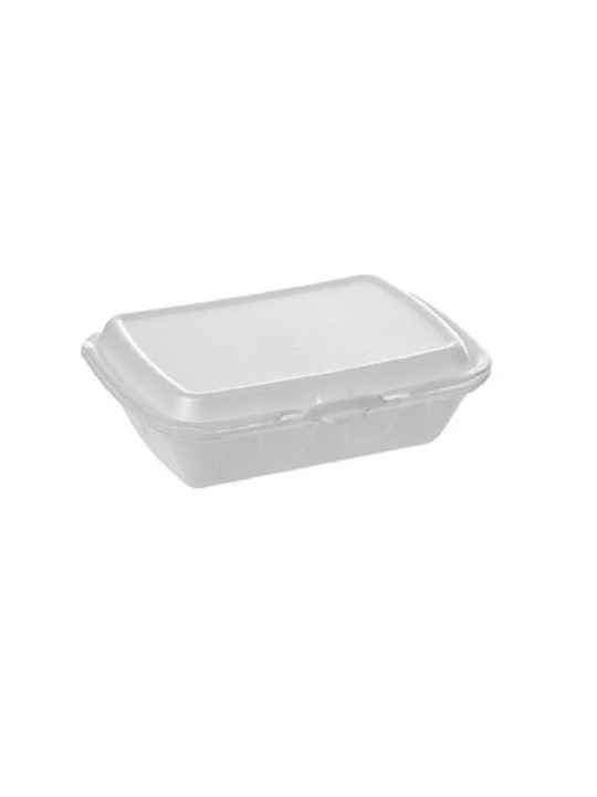 Hamburgueira Isopor Ch-101 235X160X75Mm C/Tampa Copobras Term - Pacote C/20 Un