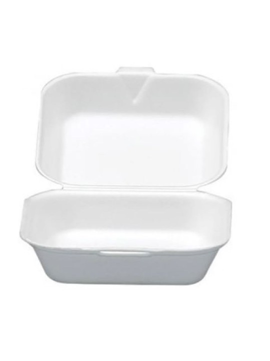Hamburgueira Isopor Ch-101 235X160X75Mm C/Tampa Copobras Term - Pacote C/20 Un