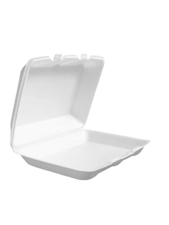 Hamburgueira Isopor Ch-102 295X235X75Mm C/Tampa Copobras Term - Pacote C/10 Un