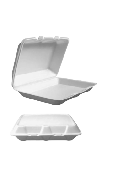 Hamburgueira Isopor Ch-102 295X235X75Mm C/Tampa Copobras Term - Pacote C/10 Un