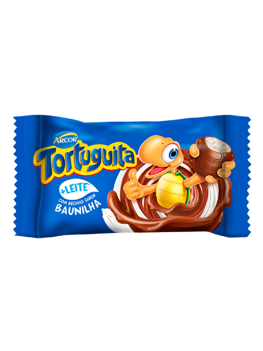 Chocolate Tortuguita Baunilha 24X15,5Gr Arcor - Caixa