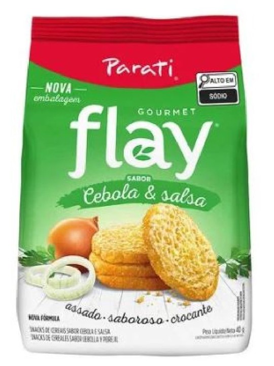 Salgadinho Flay Gourmet Cebola E Salsa 40Gr