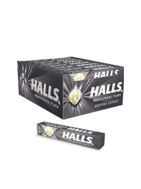 Halls Menta Prata C/21 Und Adams - Display C/21 Un