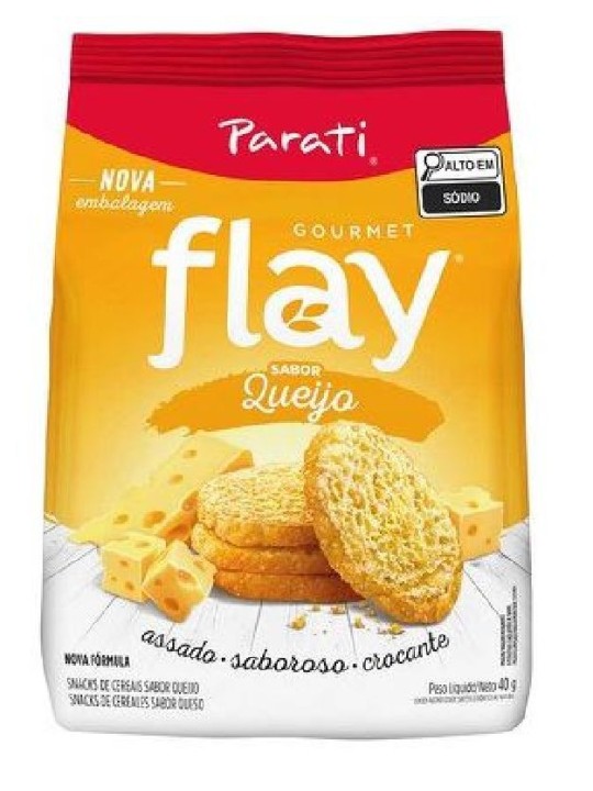 Salgado Flay Gourmet Queijo 40Gr