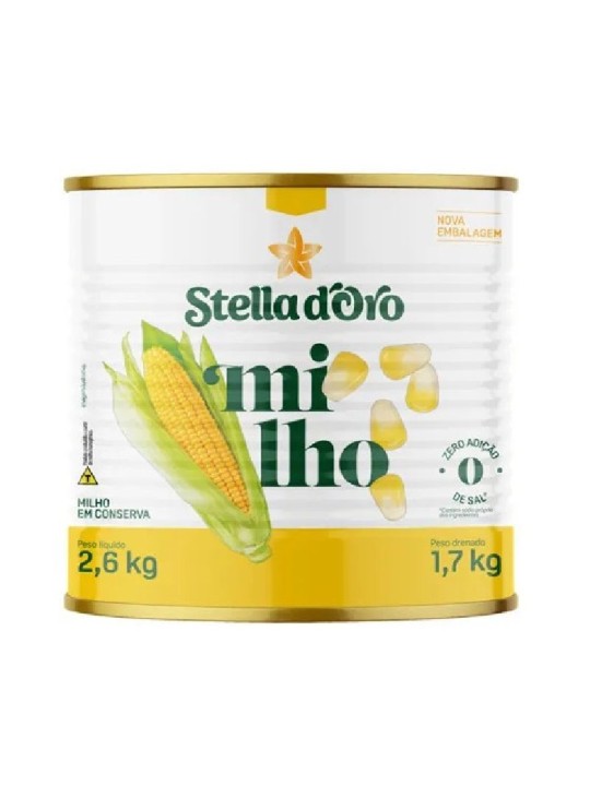 Milho Verde Lata 1,5Kg Stella Doro - Unidade