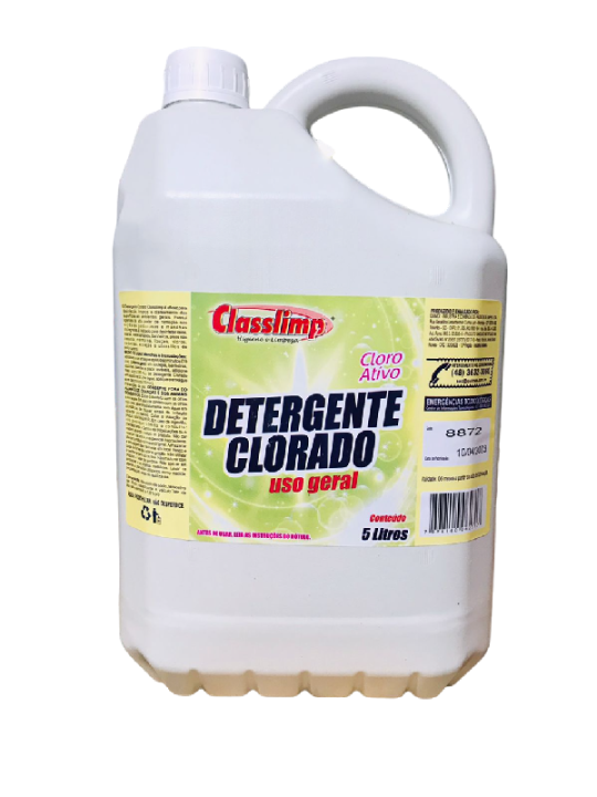 Detergente Clorado 5 Litros Uso Geral Classlimp - Unidade