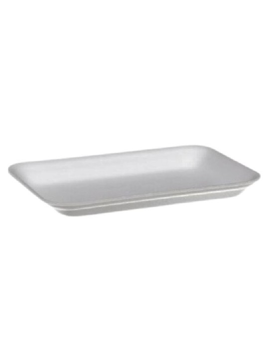 Bandeja Isopor Rasa Crl-003 235X180X16Mm 490Ml Copobras Term - Pacote C/100 Un