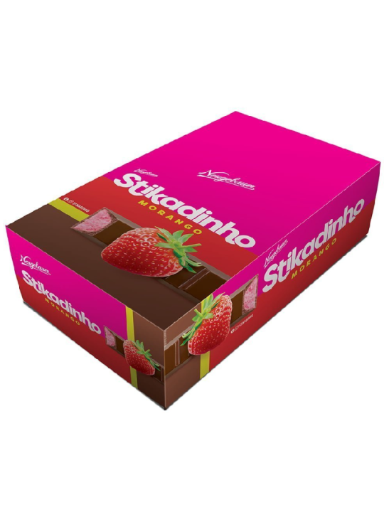 Chocolate Stikadinho Morango  32X12,3Gr