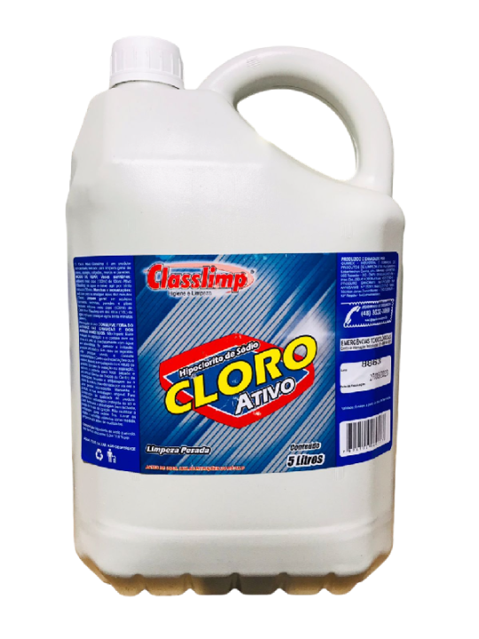 Hipoclorito De Sodio 9-11% Ativo 5Lt Classlimp - Unidade