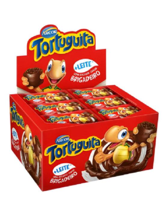 Chocolate Tortuguita Brigadeiro 24X15,5Gr Arcor - Caixa Chocolate Tortuguita Brigadeiro 24X15,5Gr Arcor - Caixa