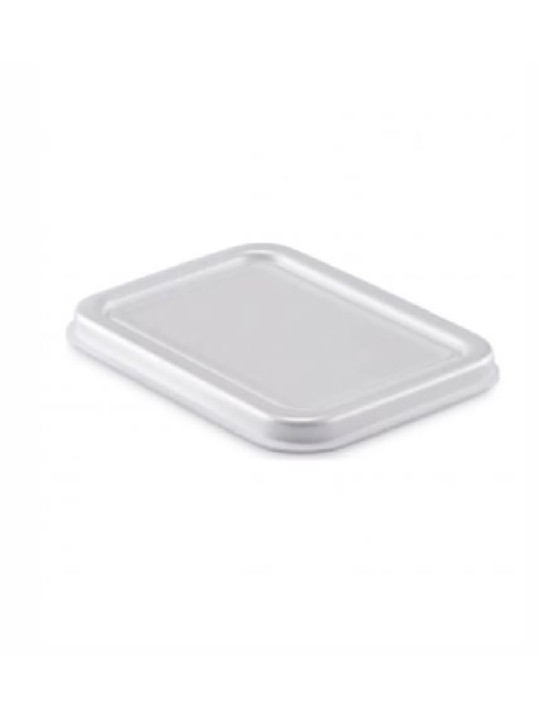Tampa P/ Pote Isopor Termico Quadrado Hf70 17,8X13,3Cm 500Ml Fibraform - Pacote C/50 Un