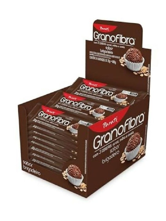 Barra Cereal Granofibra Brigadeiro 24X20Gr Granofibra - Display C/24 Un