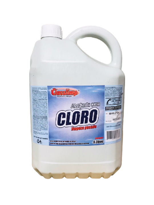 Alvejante Cloro 8% 5 Litros