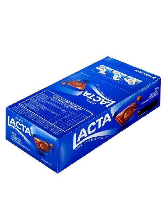 Chocolate Lacta Ao Leite 20X20Gr Lacta - Display C/20Un