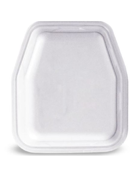Marmitex Isopor P/Frango Assado C/Tampa Branca Ptf-220 Copobras Term - Pacote C/10