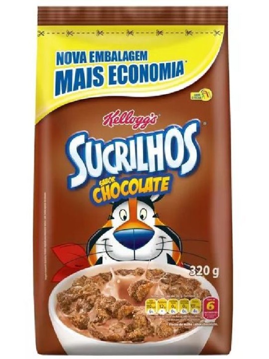 Cereal Sucrilhos Chocolate Bag 320Gr