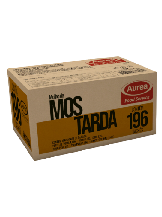 Mostarda Sache Trad 6Gr 1X196 Aurea - Caixa