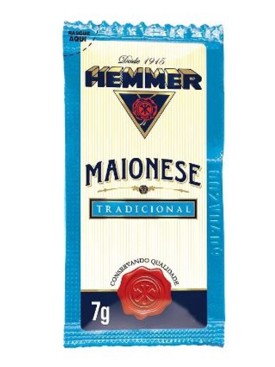 Maionese Sache Hemmer 190X7Gr Hemmer - Caixa C/190 Un