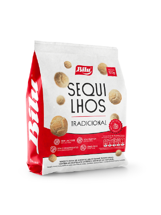 Sequilhos Tradicional 120Gr Bilu - Pacote