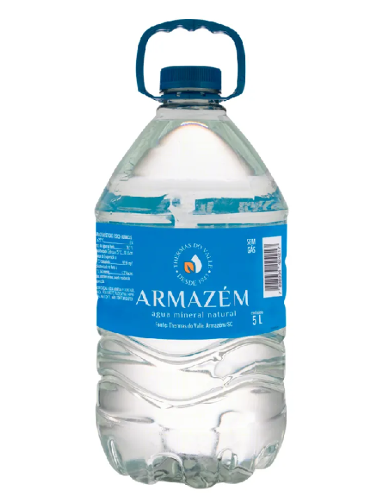 Agua Mineral Natural S/Gas 5Lt Armazem - Unidade