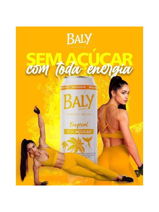 Baly Lata Frutas Tropicais S/Açucar 473 Ml Baly - Unidade