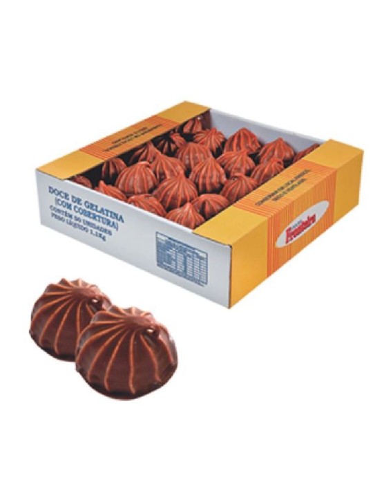 Teta Ao Leite 1,1Kg Doces Fronteira - Caixa C/50 Un