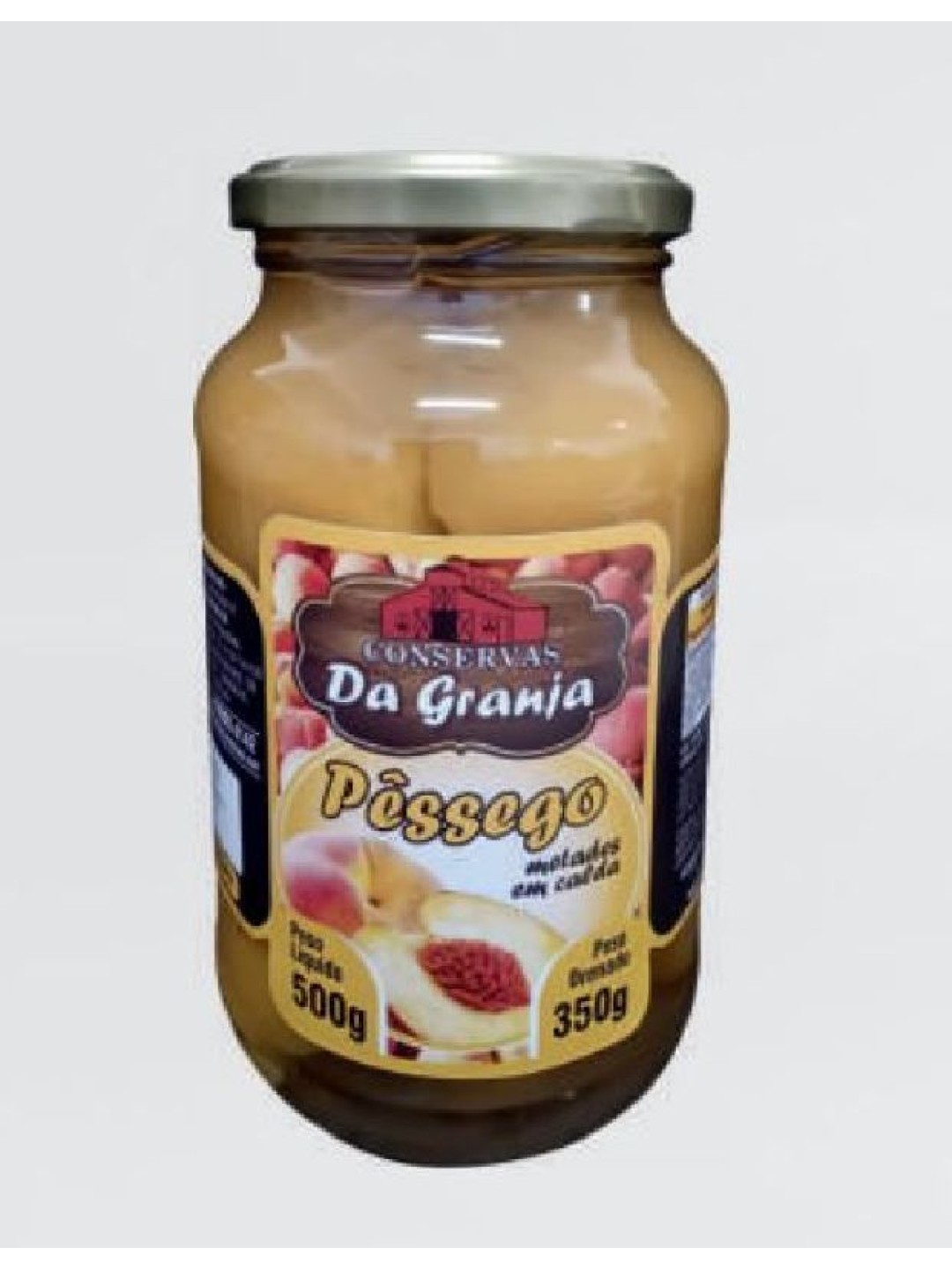 Chimia de Pêssego 550g - Vitrine . Alimento de Origem