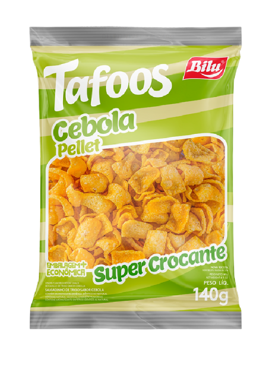 Taffos Cebola Pellet 140Gr Bilu - Unidade