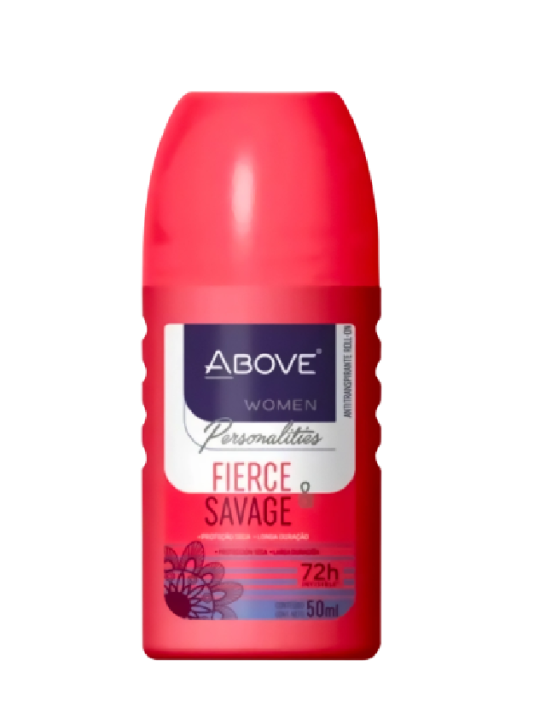 Desodorante Antitranspirante Rollon Mulher Fierce & Savage 12X50Ml - Unidade