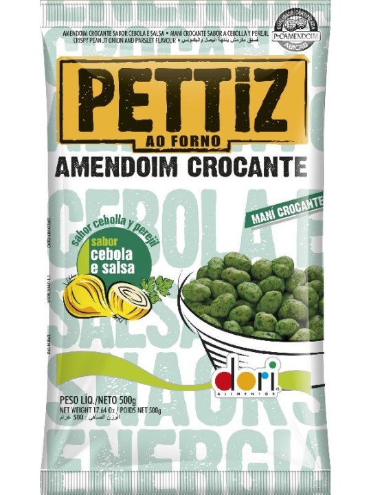 Amendoim Pettiz Cebola/Salsa Crocante 500Gr Dori - Pacote