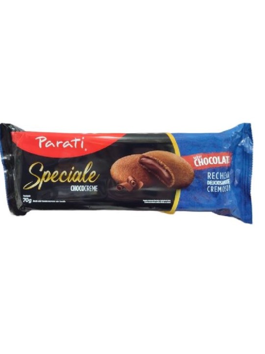 Biscoito Recheado Chocolate Speciale 70Gr Parati - Unidade