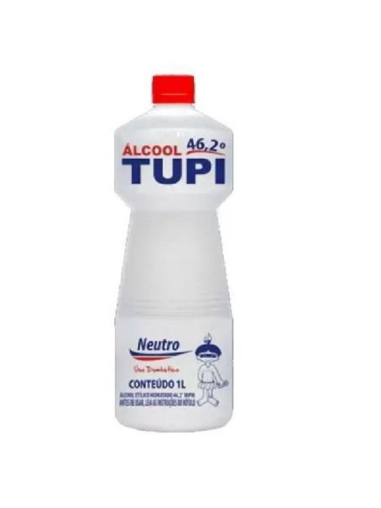 Alcool Liquido Etilico 46,2 Inpm 1 Lt Tupi - Unidade