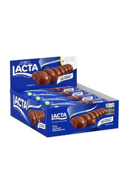 Chocolate Lacta Ao Leite 12X34X408Gr Lacta - Display C/12 Un