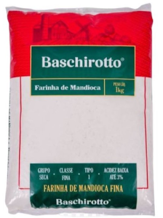 Farinha De Mandioca 1Kg Baschirotto - Unidade