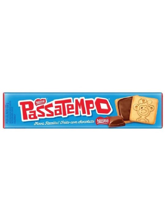Biscoito Passatempo Recheado Chocolate 130Gr Nestle - Unidade