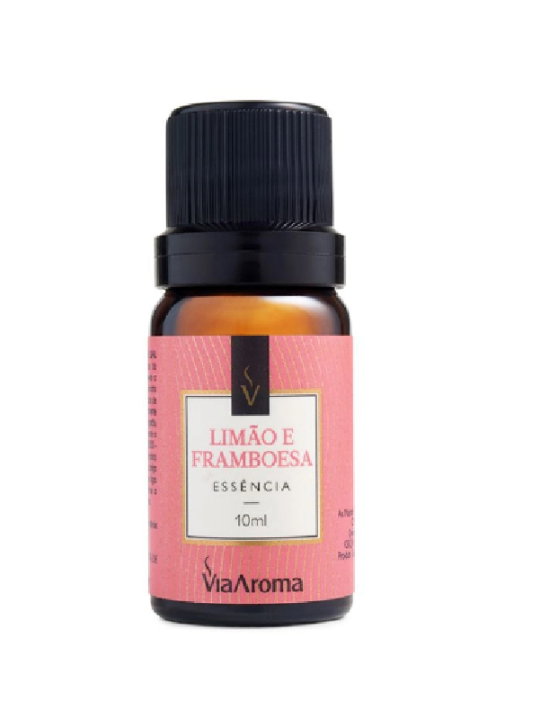 Essencia Classica Limao E Framboesa 10Ml Viaaroma - Unidade