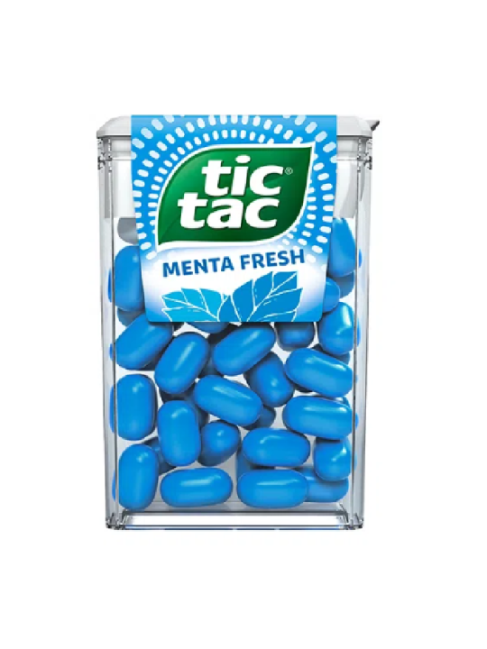 Tic Tac Menta Fresh 14X14,5Gr - Unidade