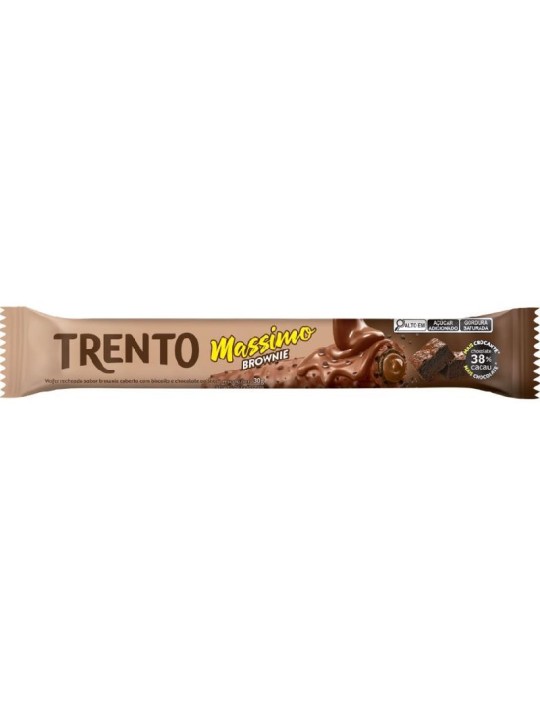 Trento Massimo Wafer Brownie 30Gr - Unidade