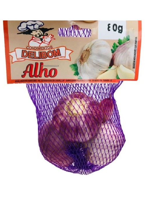 Alho Encartelado 80Gr Delibom - Unidade