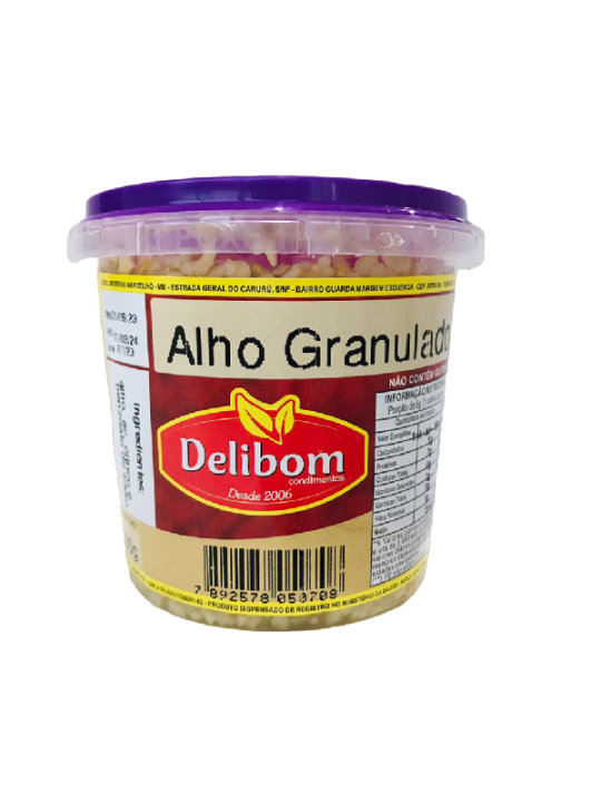 Alho Granulado 200Gr Delibom - Unidade