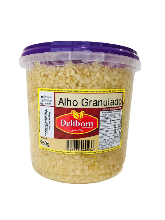 Alho Granulado 950Gr Delibom - Unidade