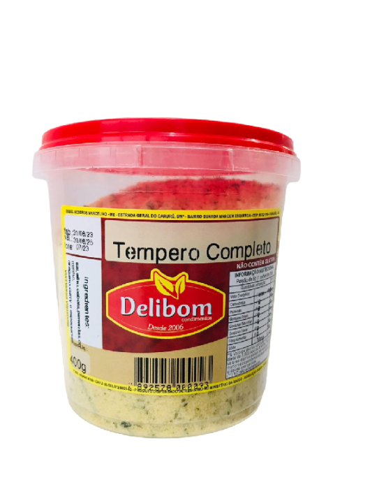 Tempero Completo C/ Pimenta 400Gr Delibom - Unidade