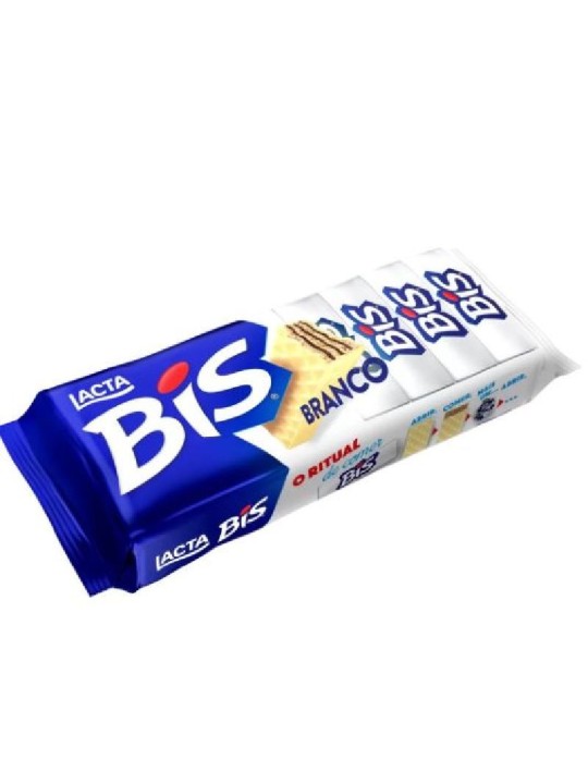 Bis Wafer Branco 100,8Gr Lacta - Display C/16 Un