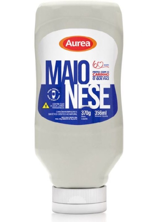 Maionese Tradicional 370Gr Aurea - Unidade